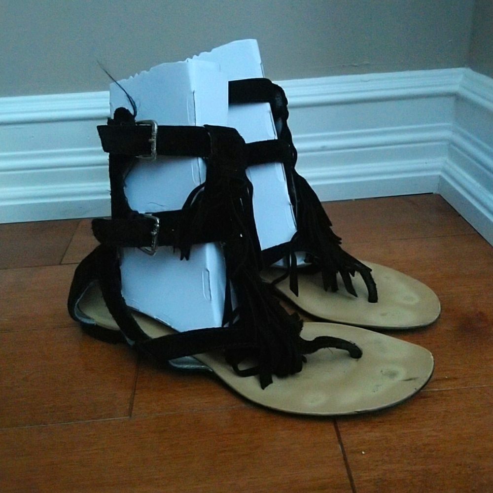 Guess Double Strap Sandals with frills